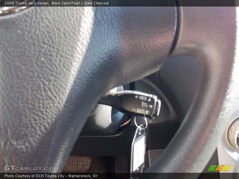 Black Sand Pearl / Dark Charcoal 2008 Toyota Yaris Sedan