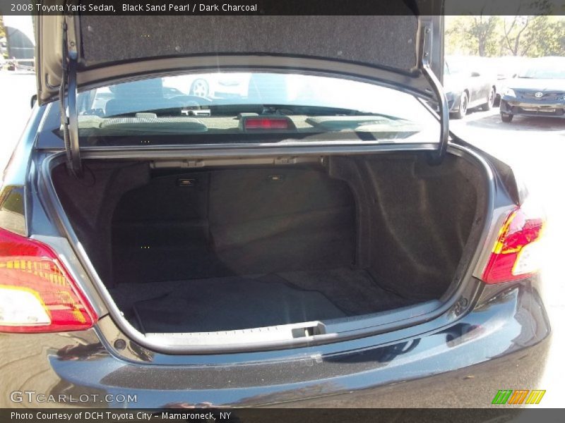 Black Sand Pearl / Dark Charcoal 2008 Toyota Yaris Sedan