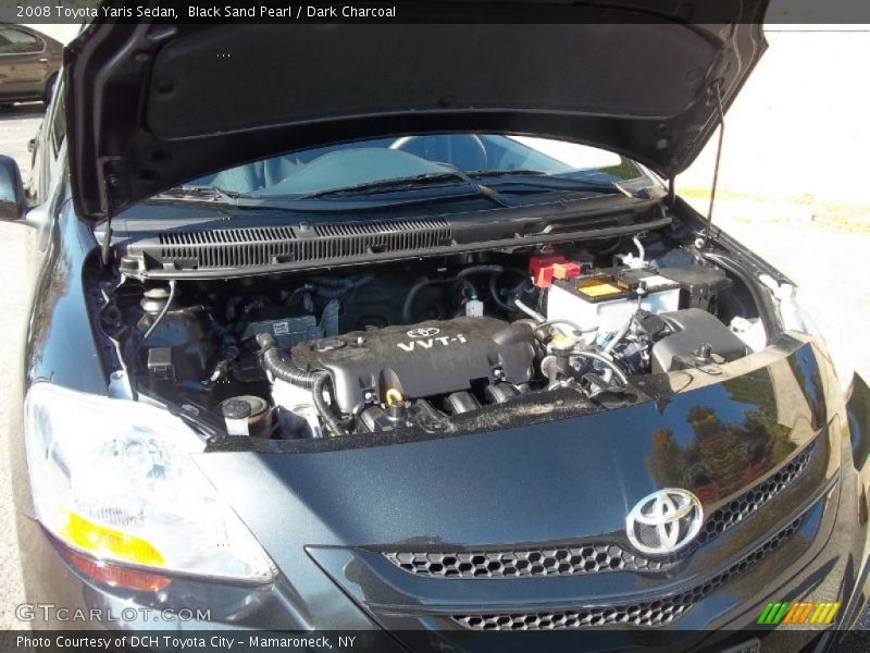 Black Sand Pearl / Dark Charcoal 2008 Toyota Yaris Sedan