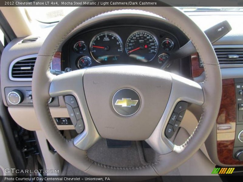 Mocha Steel Metallic / Light Cashmere/Dark Cashmere 2012 Chevrolet Tahoe LT 4x4