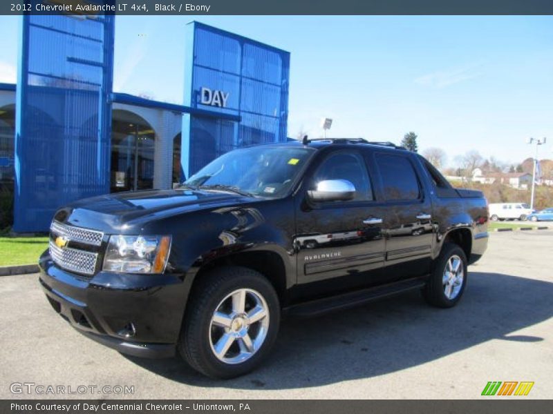 Black / Ebony 2012 Chevrolet Avalanche LT 4x4