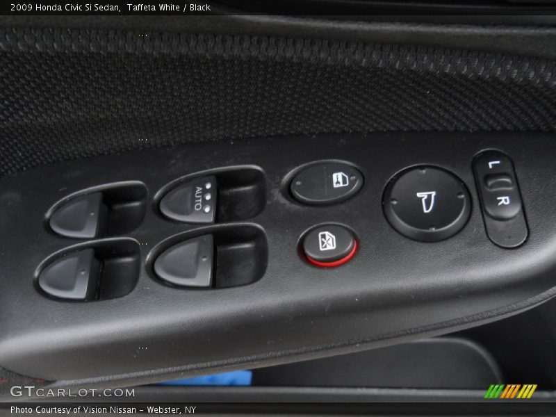Taffeta White / Black 2009 Honda Civic Si Sedan