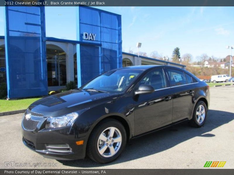 Black Granite Metallic / Jet Black 2012 Chevrolet Cruze LT