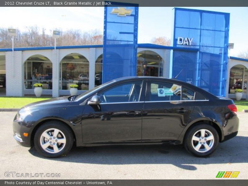 Black Granite Metallic / Jet Black 2012 Chevrolet Cruze LT