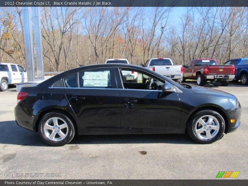 Black Granite Metallic / Jet Black 2012 Chevrolet Cruze LT