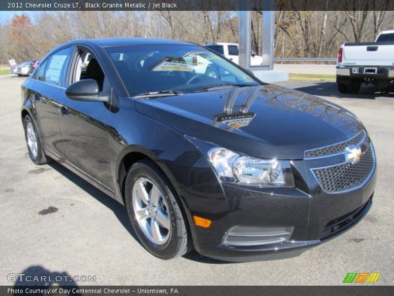 Black Granite Metallic / Jet Black 2012 Chevrolet Cruze LT