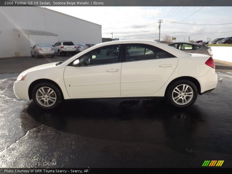 Sedona Beige Metallic / Ebony 2006 Pontiac G6 V6 Sedan