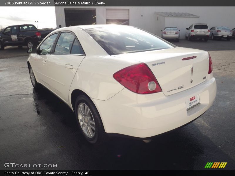 Sedona Beige Metallic / Ebony 2006 Pontiac G6 V6 Sedan