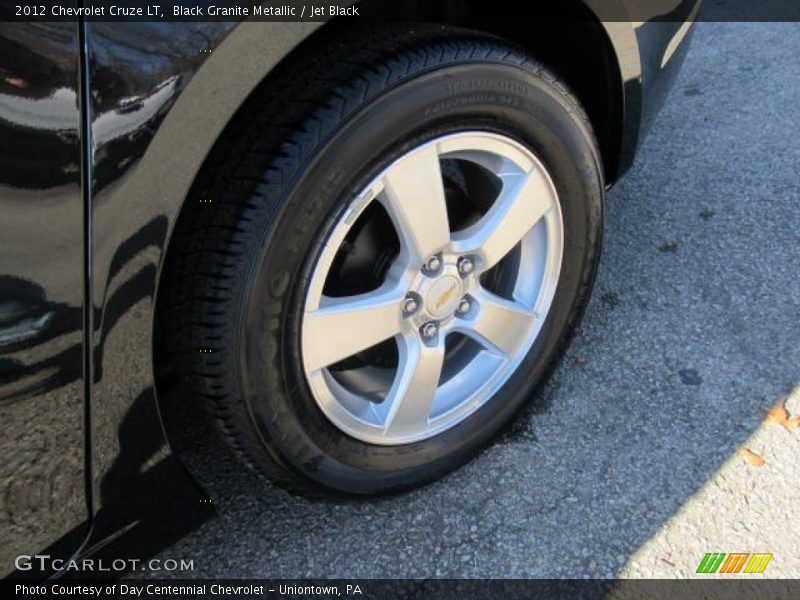 Black Granite Metallic / Jet Black 2012 Chevrolet Cruze LT