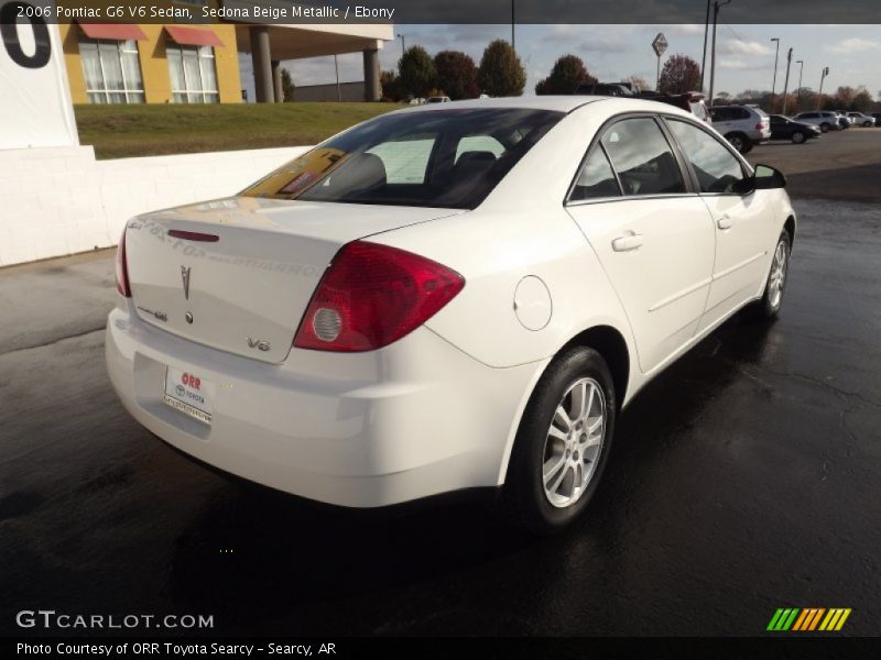 Sedona Beige Metallic / Ebony 2006 Pontiac G6 V6 Sedan