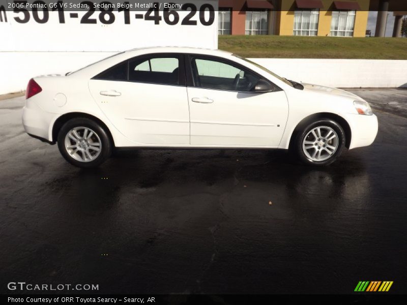 Sedona Beige Metallic / Ebony 2006 Pontiac G6 V6 Sedan