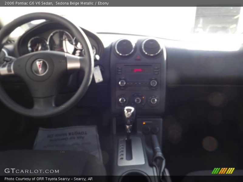 Sedona Beige Metallic / Ebony 2006 Pontiac G6 V6 Sedan