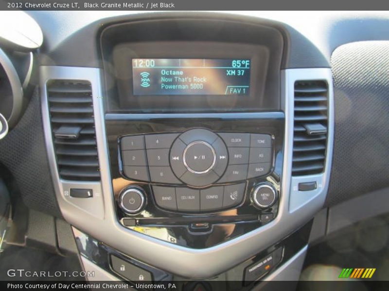 Black Granite Metallic / Jet Black 2012 Chevrolet Cruze LT