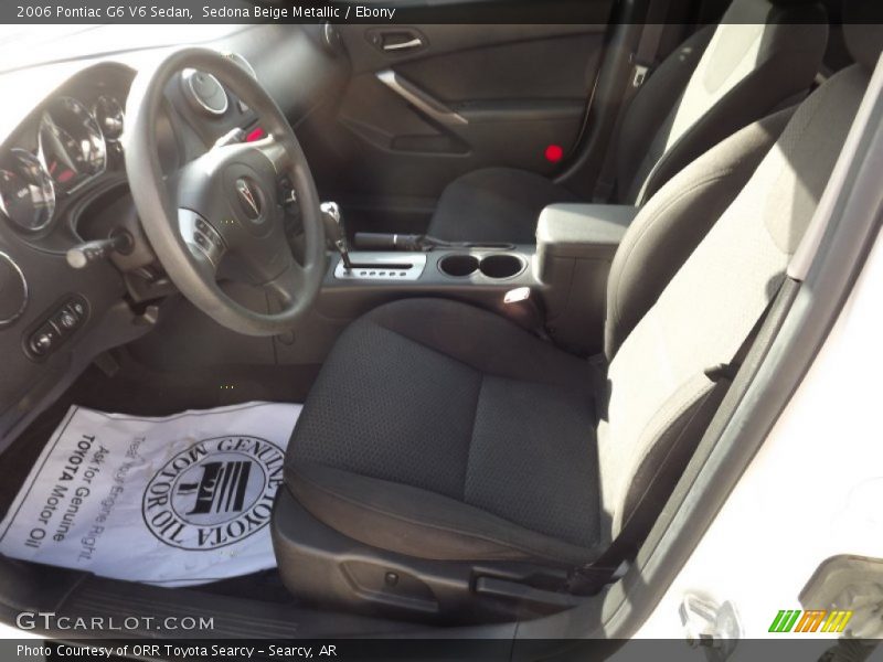 Sedona Beige Metallic / Ebony 2006 Pontiac G6 V6 Sedan