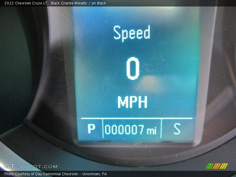 Black Granite Metallic / Jet Black 2012 Chevrolet Cruze LT