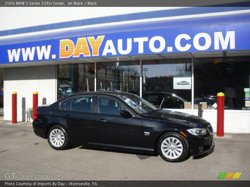 Jet Black / Black 2009 BMW 3 Series 328xi Sedan