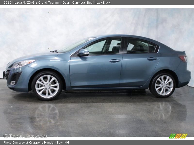 Gunmetal Blue Mica / Black 2010 Mazda MAZDA3 s Grand Touring 4 Door
