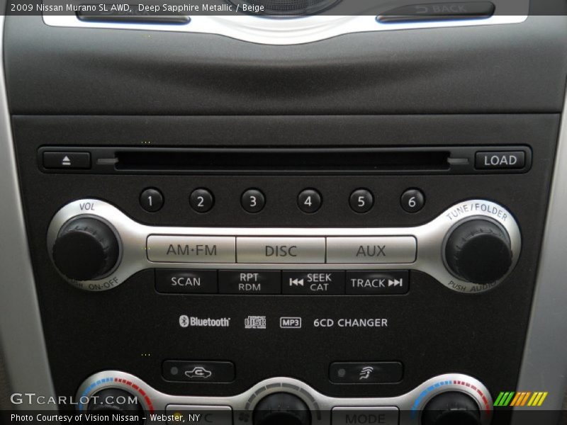 Deep Sapphire Metallic / Beige 2009 Nissan Murano SL AWD