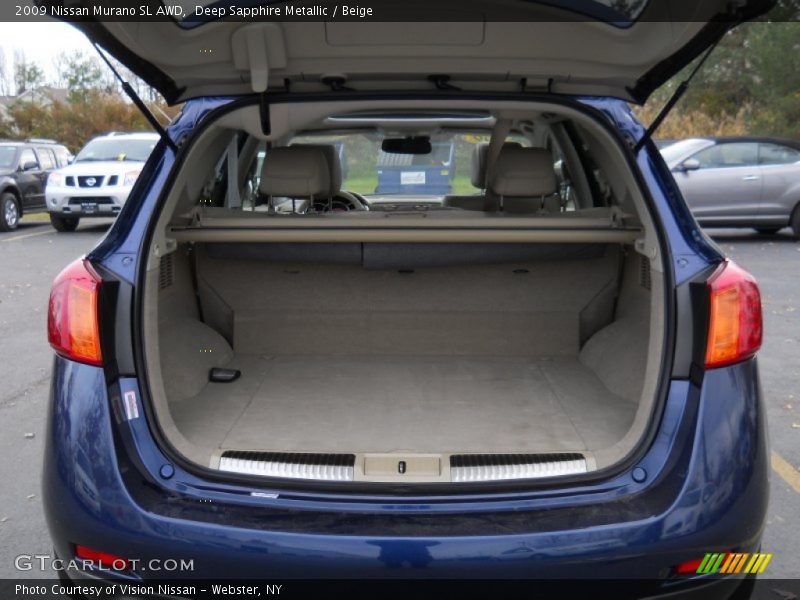 Deep Sapphire Metallic / Beige 2009 Nissan Murano SL AWD