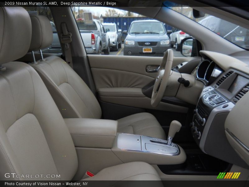 Deep Sapphire Metallic / Beige 2009 Nissan Murano SL AWD