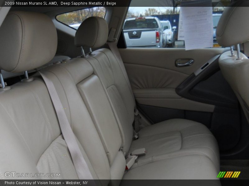 Deep Sapphire Metallic / Beige 2009 Nissan Murano SL AWD