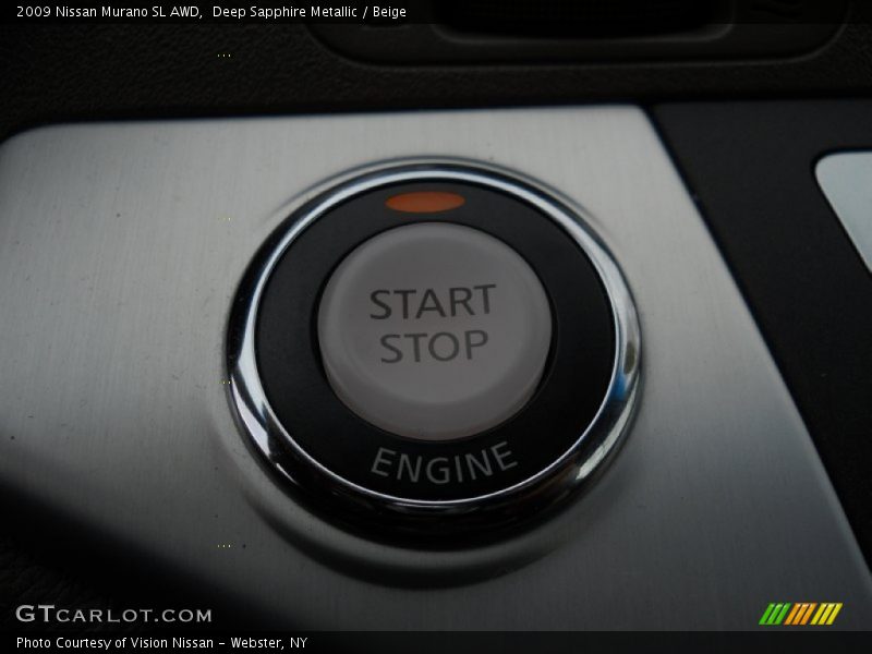 Deep Sapphire Metallic / Beige 2009 Nissan Murano SL AWD