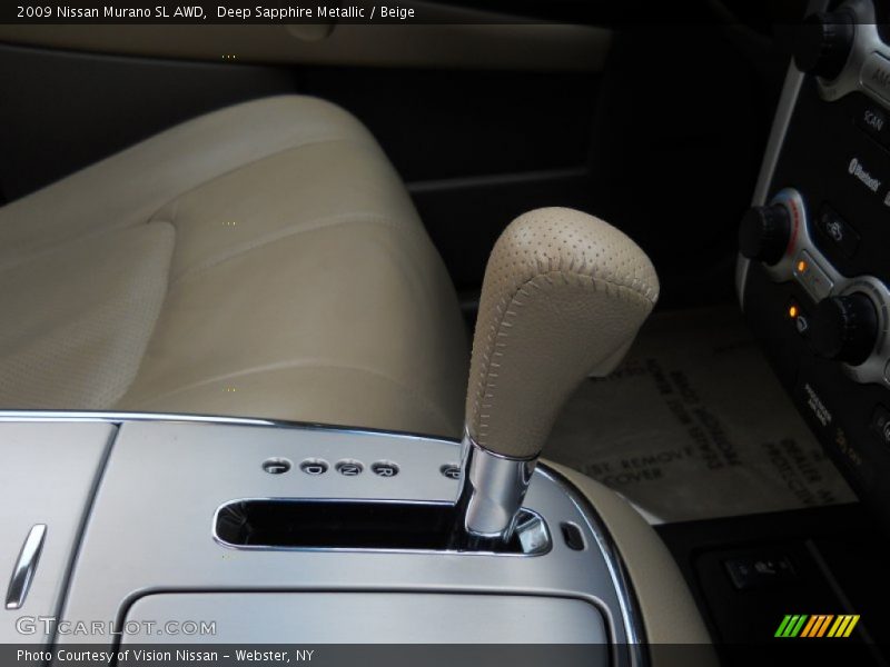 Deep Sapphire Metallic / Beige 2009 Nissan Murano SL AWD