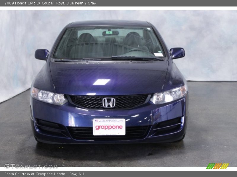 Royal Blue Pearl / Gray 2009 Honda Civic LX Coupe