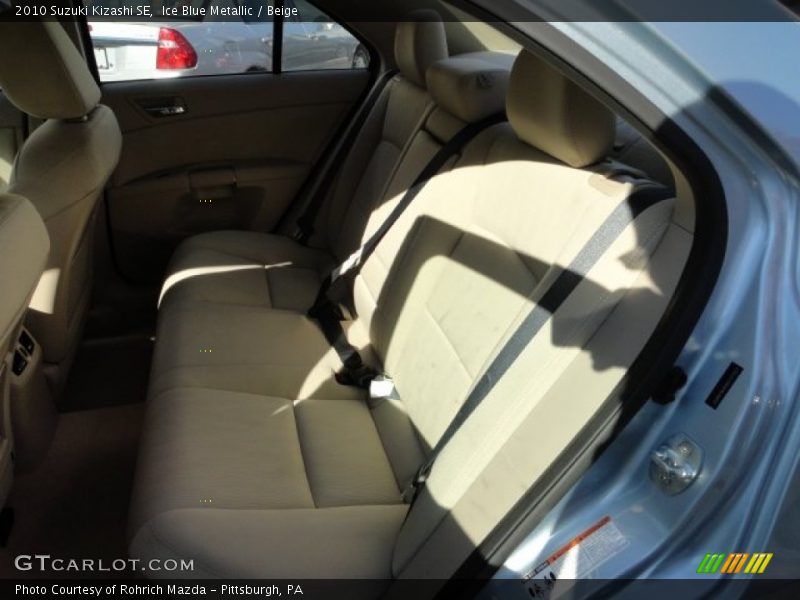 Ice Blue Metallic / Beige 2010 Suzuki Kizashi SE