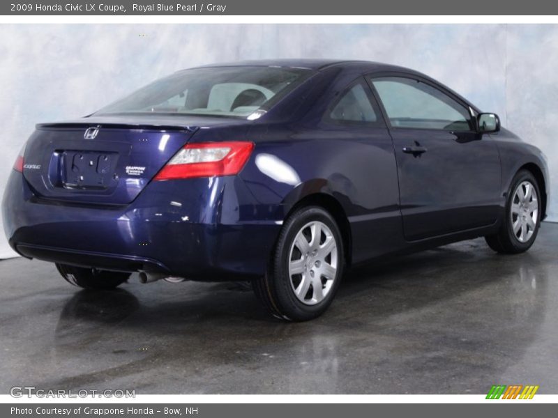 Royal Blue Pearl / Gray 2009 Honda Civic LX Coupe