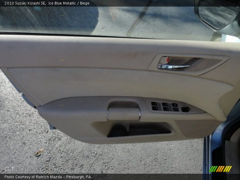 Ice Blue Metallic / Beige 2010 Suzuki Kizashi SE