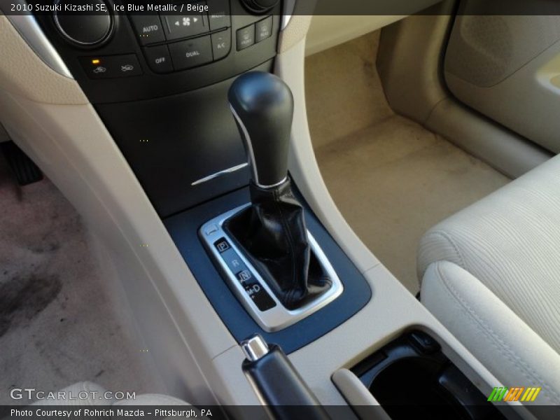 Ice Blue Metallic / Beige 2010 Suzuki Kizashi SE