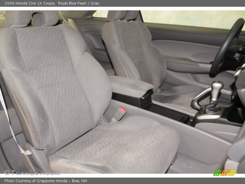  2009 Civic LX Coupe Gray Interior
