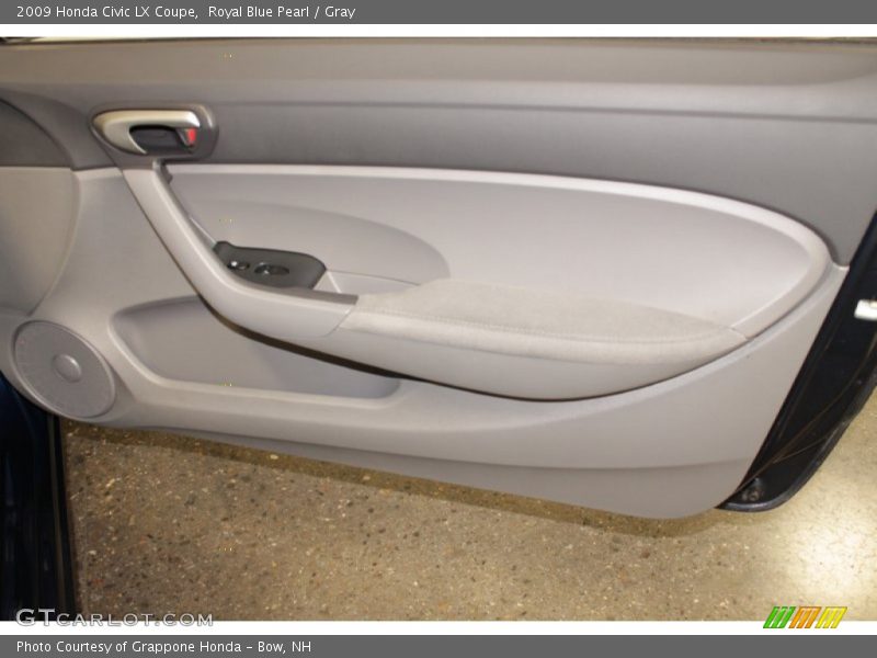 Royal Blue Pearl / Gray 2009 Honda Civic LX Coupe