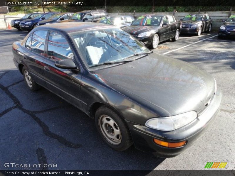 Charcoal Metallic / Gray 1994 Geo Prizm LSi