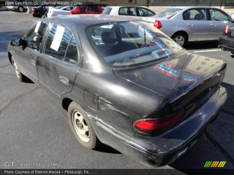 Charcoal Metallic / Gray 1994 Geo Prizm LSi