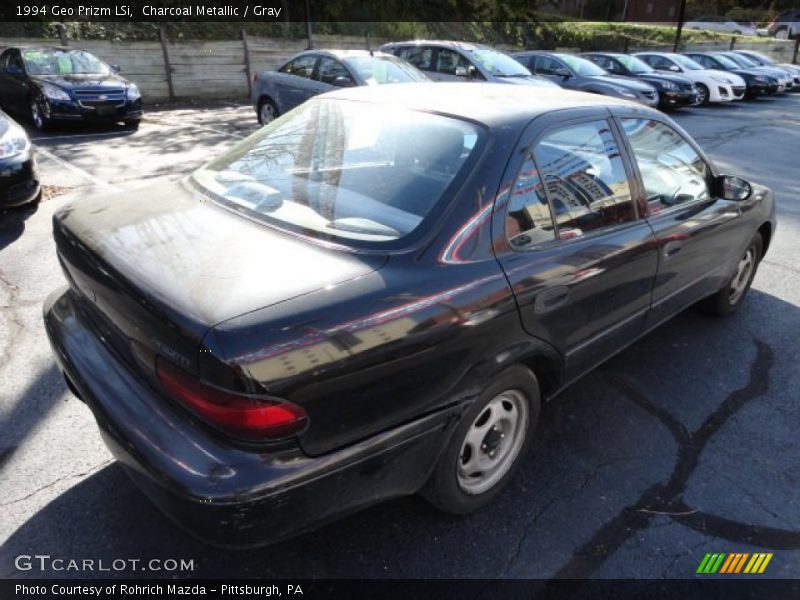 Charcoal Metallic / Gray 1994 Geo Prizm LSi