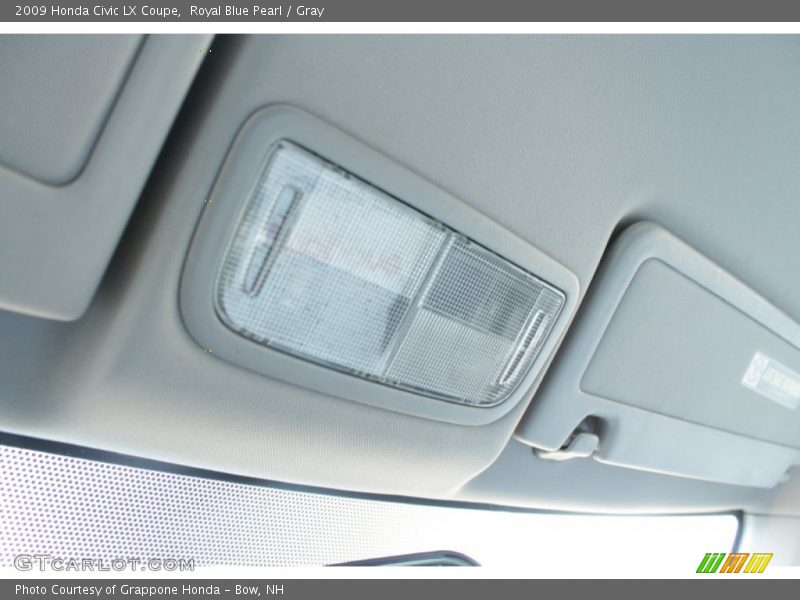 Royal Blue Pearl / Gray 2009 Honda Civic LX Coupe