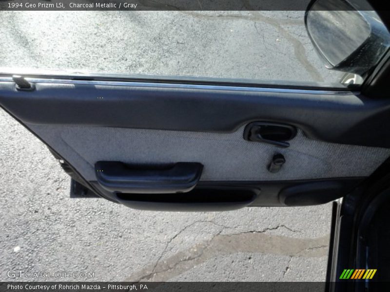 Charcoal Metallic / Gray 1994 Geo Prizm LSi
