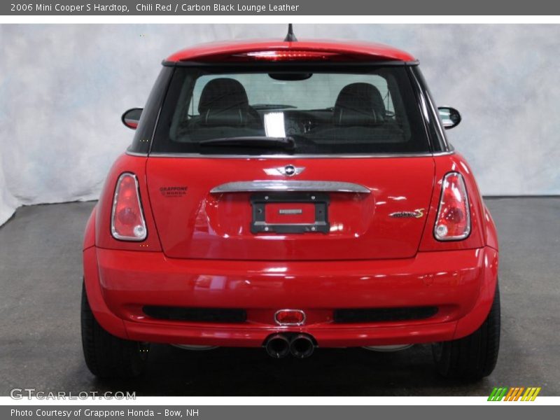 Chili Red / Carbon Black Lounge Leather 2006 Mini Cooper S Hardtop
