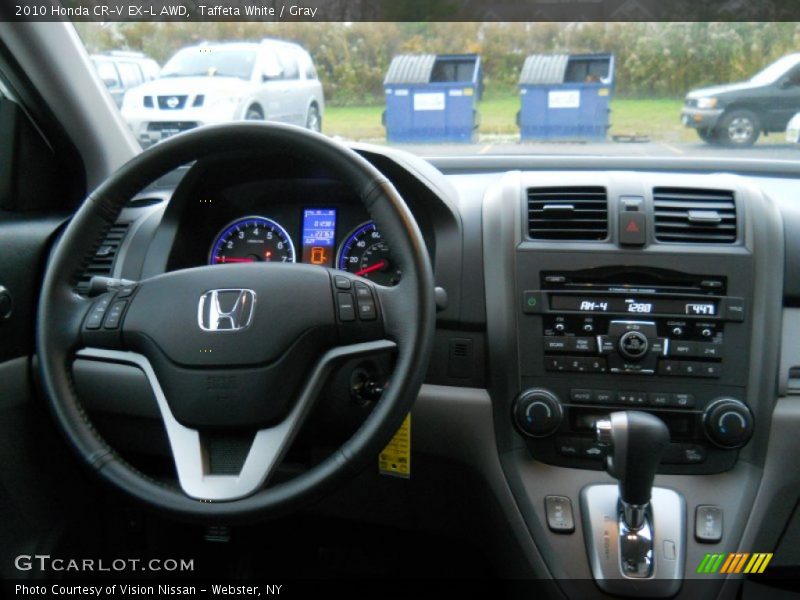 Taffeta White / Gray 2010 Honda CR-V EX-L AWD