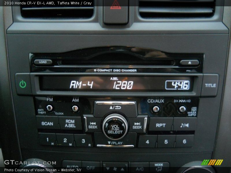 Taffeta White / Gray 2010 Honda CR-V EX-L AWD