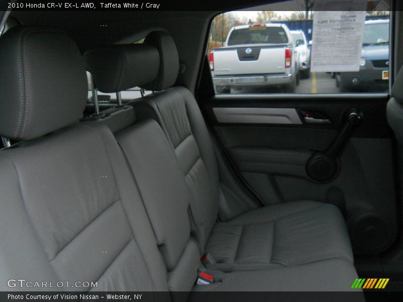 Taffeta White / Gray 2010 Honda CR-V EX-L AWD