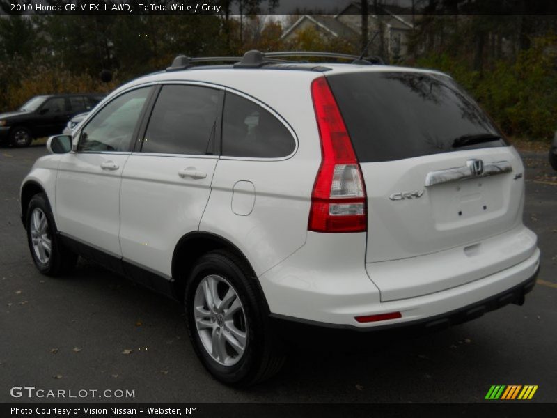 Taffeta White / Gray 2010 Honda CR-V EX-L AWD