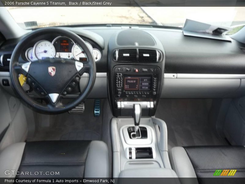 Black / Black/Steel Grey 2006 Porsche Cayenne S Titanium