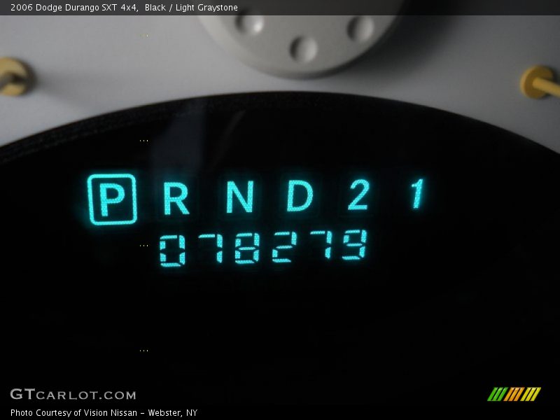 Black / Light Graystone 2006 Dodge Durango SXT 4x4