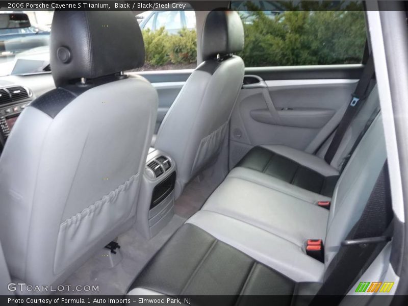 Black / Black/Steel Grey 2006 Porsche Cayenne S Titanium