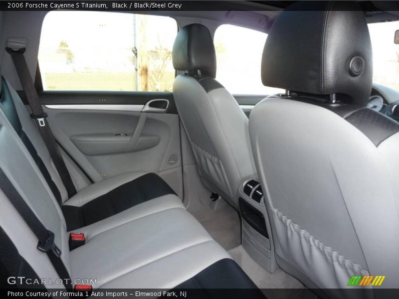 Black / Black/Steel Grey 2006 Porsche Cayenne S Titanium