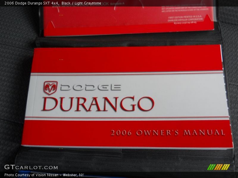 Black / Light Graystone 2006 Dodge Durango SXT 4x4