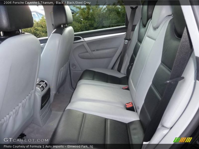 Black / Black/Steel Grey 2006 Porsche Cayenne S Titanium